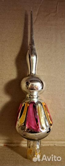 Елочные игрушки СССР верхушка звезда