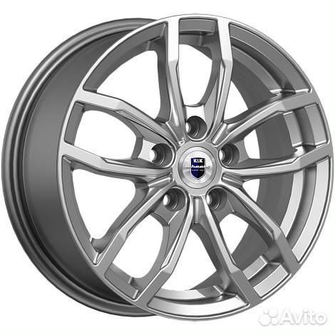 R15 5x100 6,5J ET45 D67,1 K&K Фрост (кс1048) дарк платинум