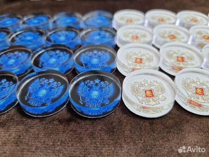 Фишки для нарды ручной работы