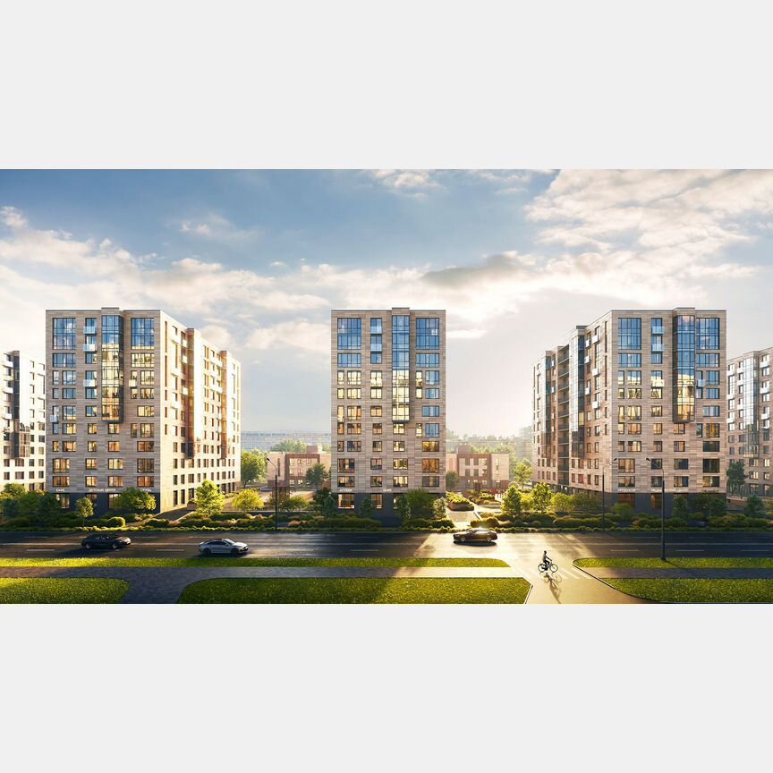 2-к. квартира, 70,6 м², 13/13 эт.