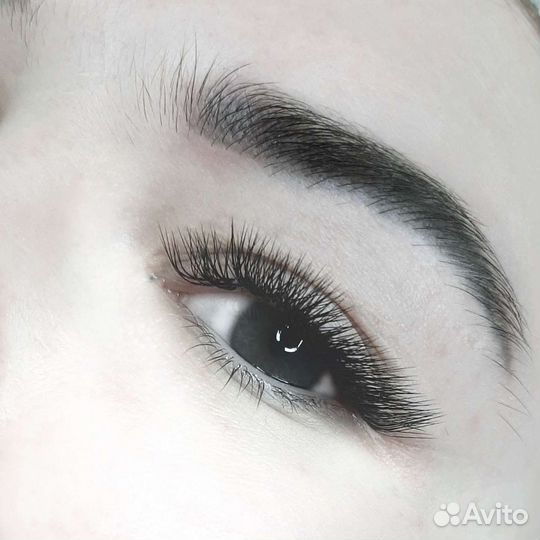 Наращивание ресниц/Брови/ламинирование