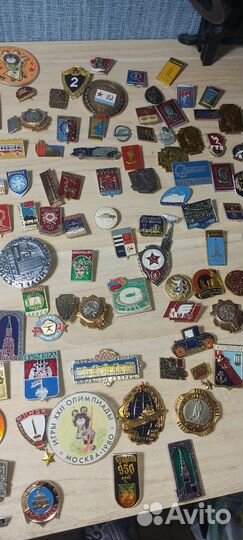 Значки СССР алюминиевые