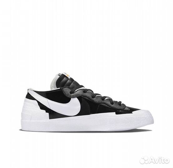 Sacai x Nike Blazer black patent leather