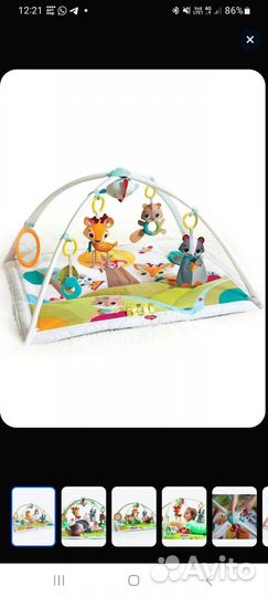 Развивающий коврик tiny love сказочный лес