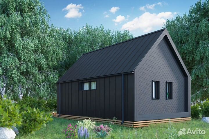 Барн каркасный дом 30м2