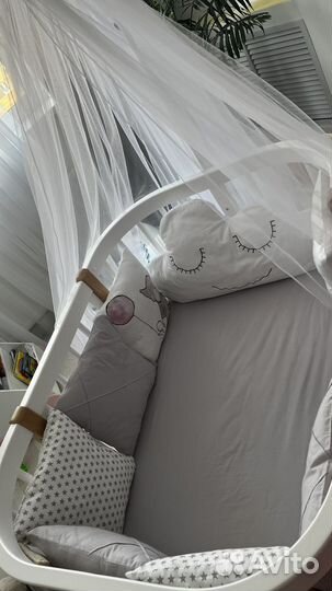 Бортики подушки в детскую кроватку