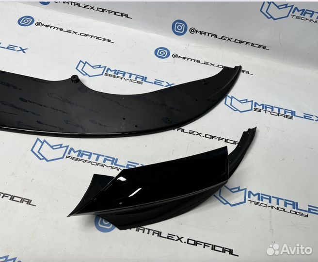 Сплиттер BMW F10 M5 и М лук, глянец