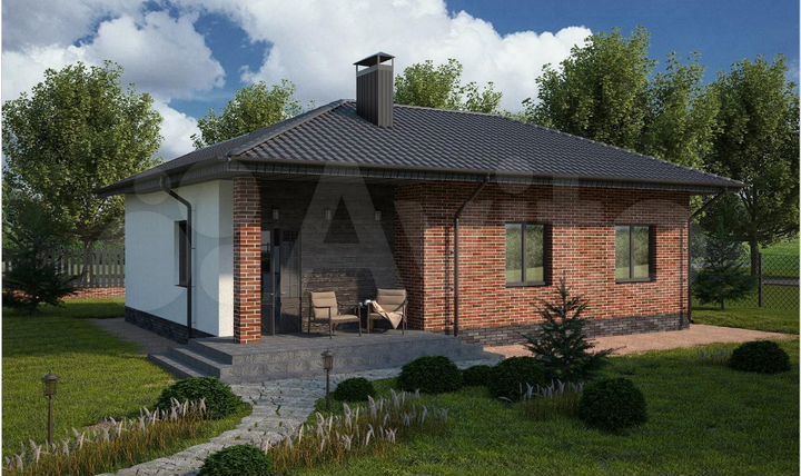 Дом 101 м² на участке 9 сот.