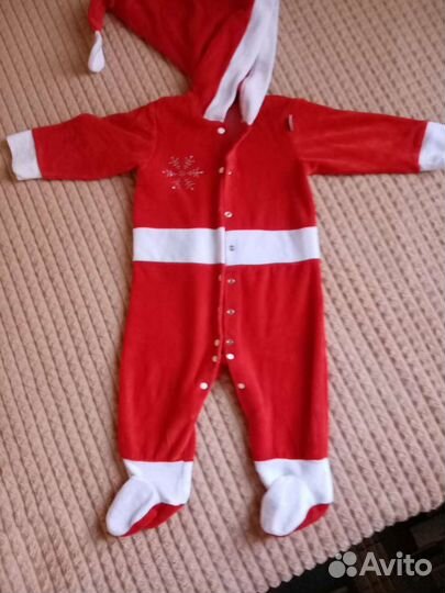 Костюм деда мороза детский