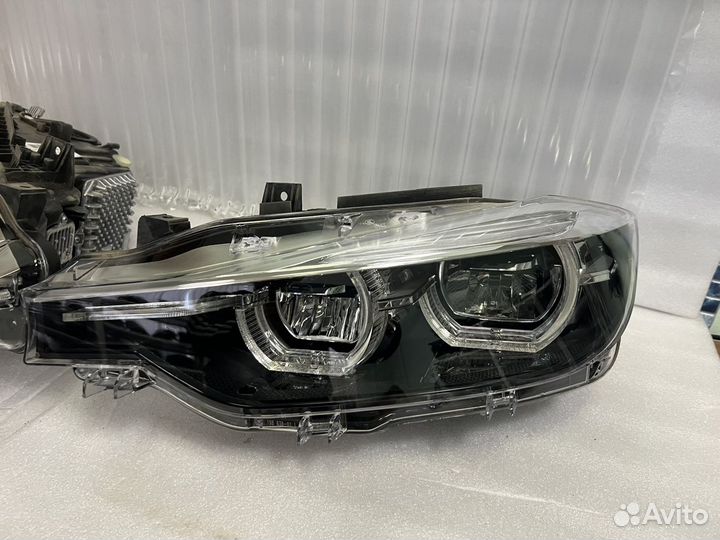 Фары Shadow line bmw 3 f30 LED правая левая