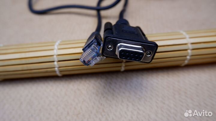 Консольный кабель RJ45 - DB9 RS-232