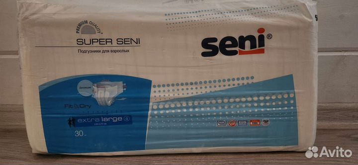 Памперсы для взрослых seni xl 4