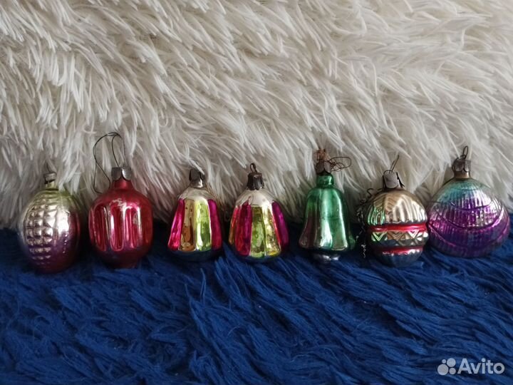 Новогодние елочные игрушки СССР