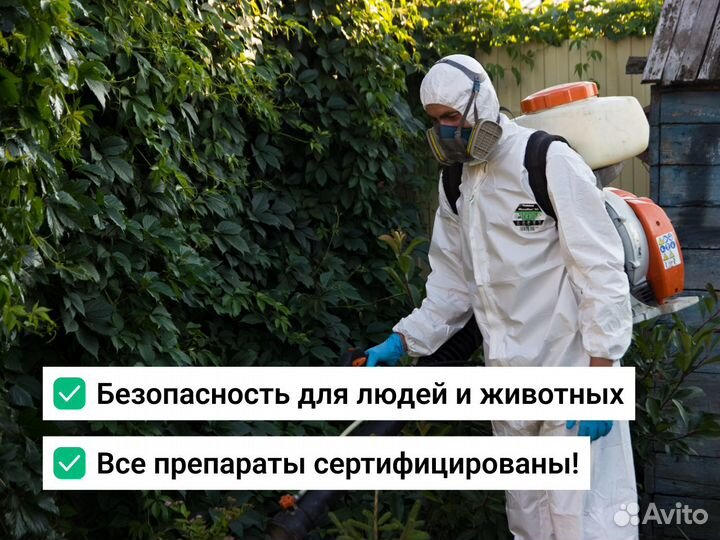 Уничтожение комаров, обработка от комаров