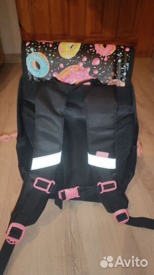 Рюкзак школьный для девочки grizzly новый