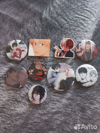 Значки с аниме