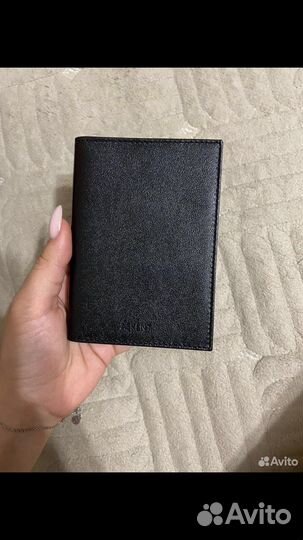 Обложка для автодокументов натуральная кожа