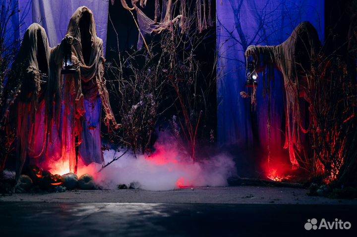 Тяжелый стелящийся дым в Архангельске