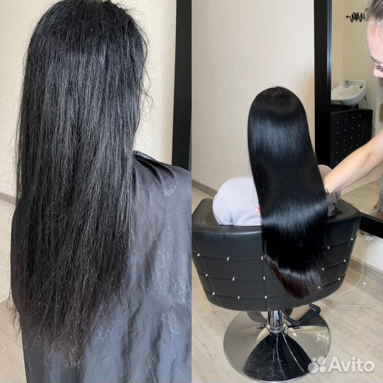 Кератиновое выпрямление /ботокс волос/нано