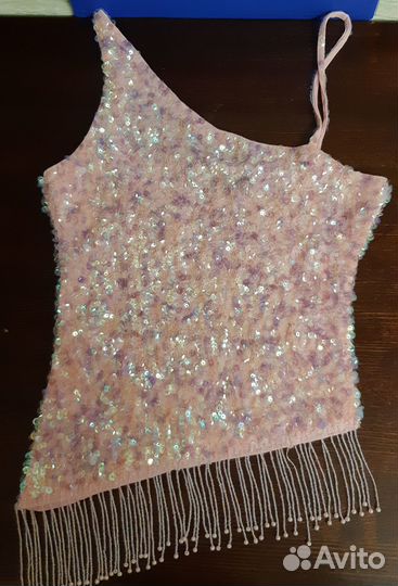 Вечерний топ 40-42 размер