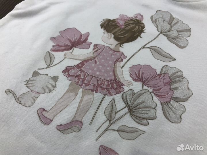 Футболка для девочки хлопок Mayoral