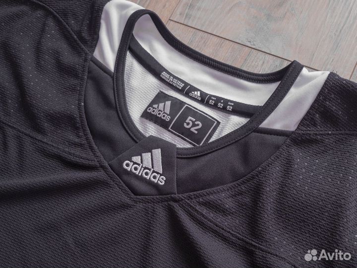 Свитер хоккейный Adidas черный топового качества