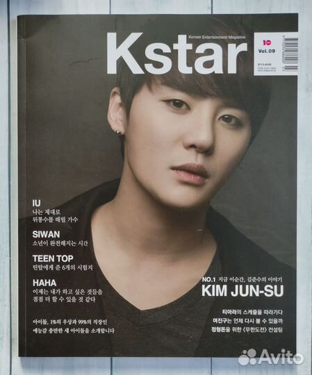 Журналы Singles, Kstar Kim Junsu kpop