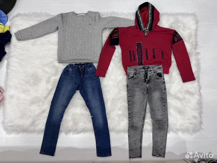 Одежда пакетом для девочки на рост 128 см