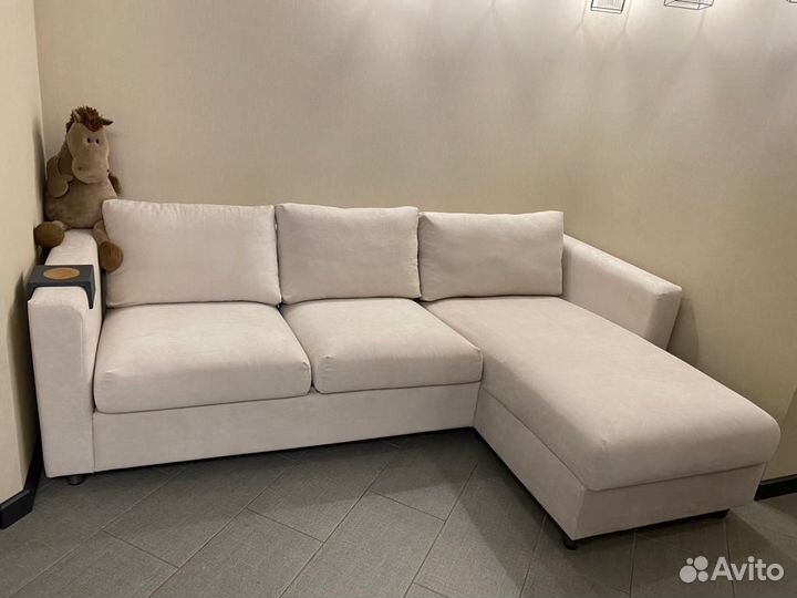 Чехол для дивана-кровати Виласунд с козеткой икеа