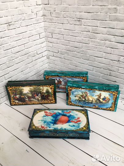 Шкатулка купюрница новая деревянная