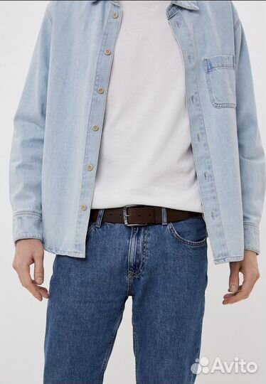 Ремень кожанный levis из бычьей кожи