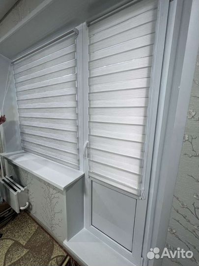 Рулонные шторы Зебра