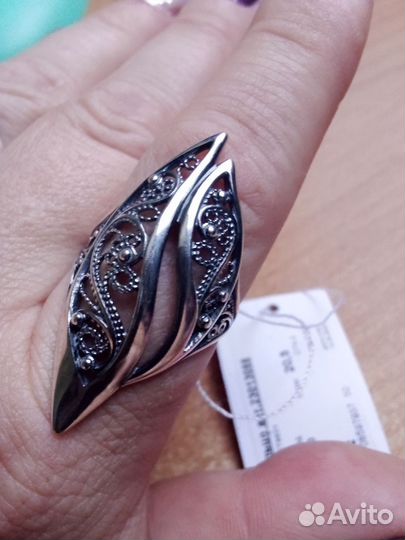 Кольцо серебряное 925проба