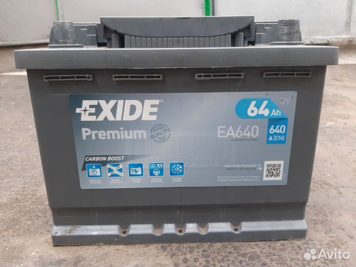 Аккумулятор автомобильный 64ah