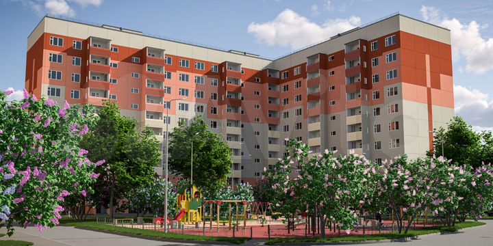 1-к. квартира, 43,9 м², 1/10 эт.