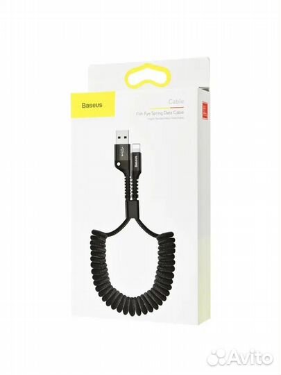 Кабель для айфона Lightning 1m fish eye