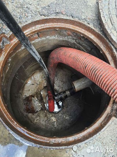 Прочистка канализации и труб, устранение засоров