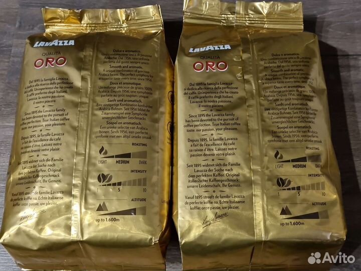 Кофе Lavazza oro Italia зерно 1кг из Финляндии