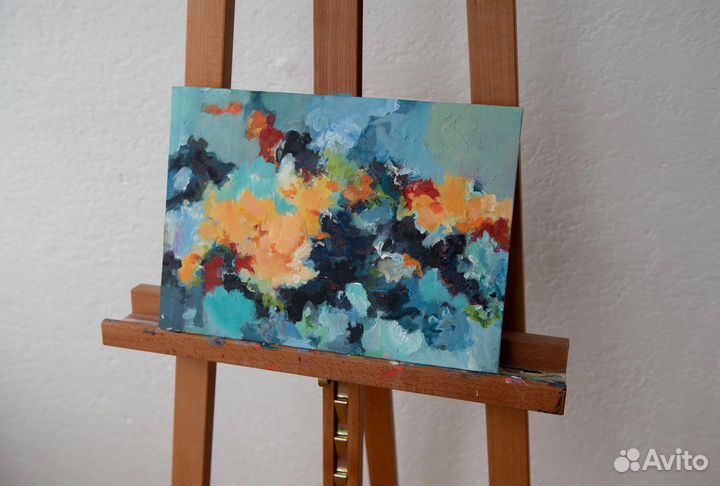 Картина современная абстракция. Размер 30-45