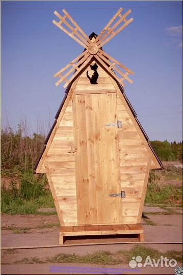 Дачный туалет с установкой ART124