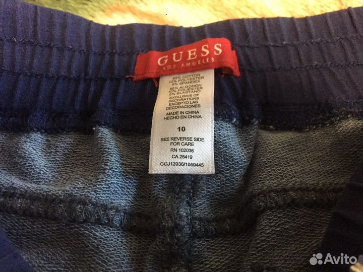 Шорты для девочек. guess kids.Оригинал. Р. 10,12