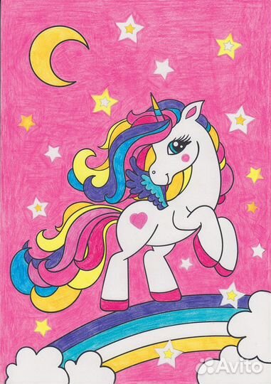 Детские раскраски с карандашами и точилкой