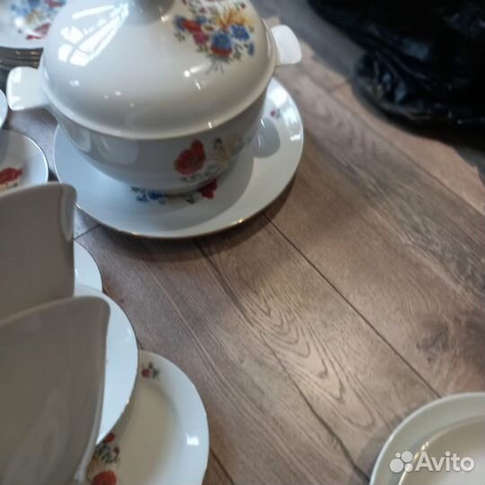 Маки Васильки сервиз Kahla фарфор DDR