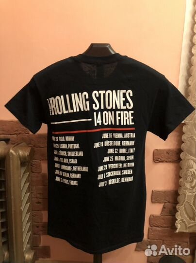 Rolling Stones 14 On Fire футболка оригинал