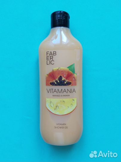 Гель для душа Манго и папайя Vitamania 380мл