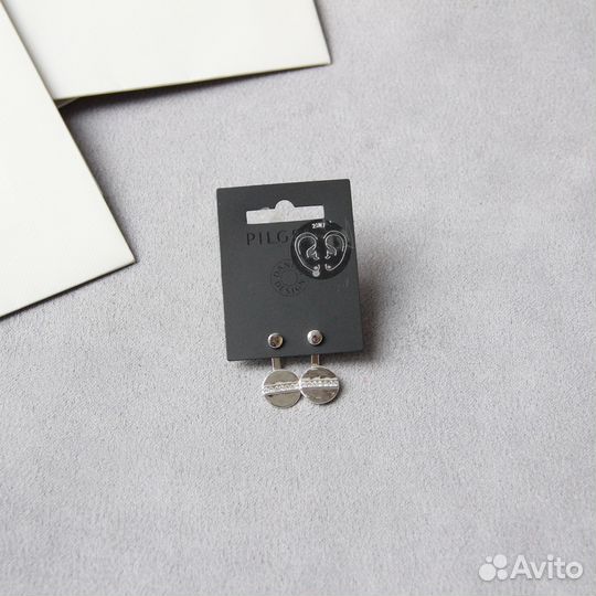 Км Оригинальные серьги 2 в 1 Pilgrim