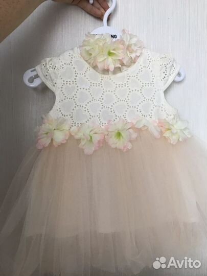 Платье для девочки от 6 месяцев до 1года