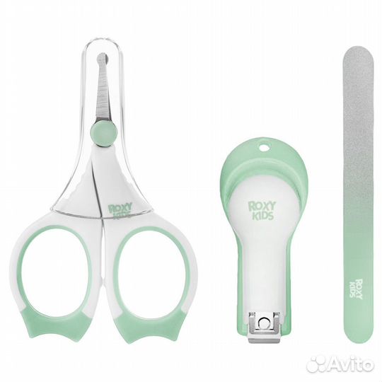 Маникюрный набор ножницы-кусачки-пилочка Roxy-Kid