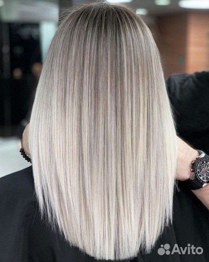 Модель на окрашивание волос