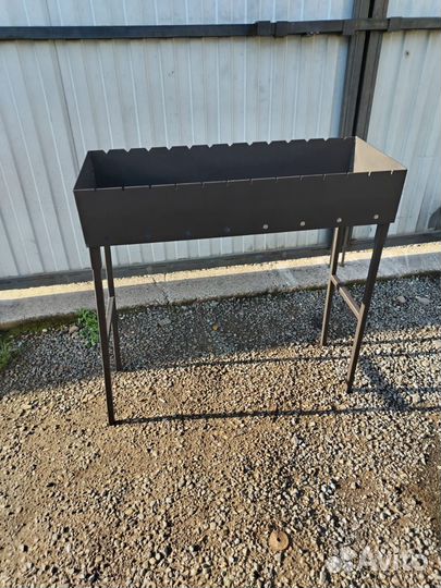 Мангал 800*300*150 металл 3мм